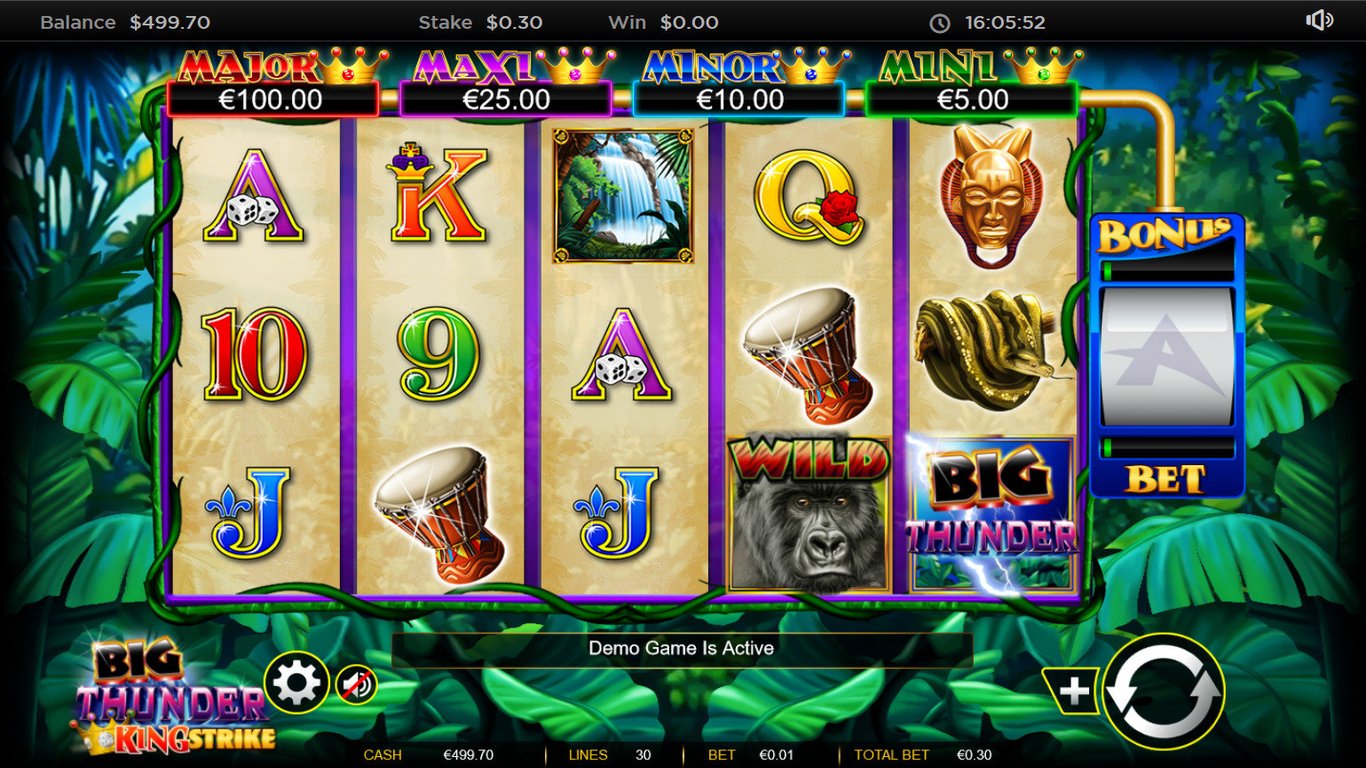 Thunder Strike Slot Demo Image