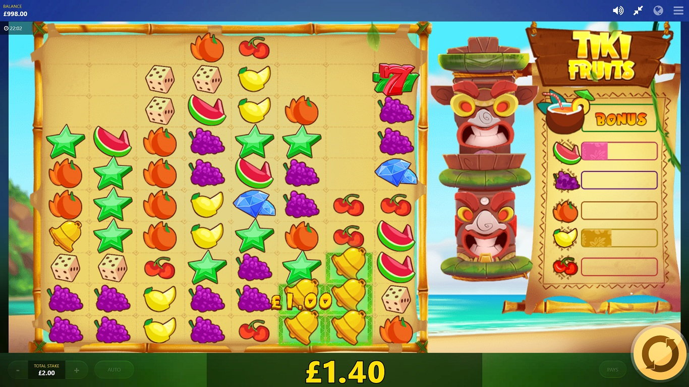 Tiki Fruits Slot Demo Image