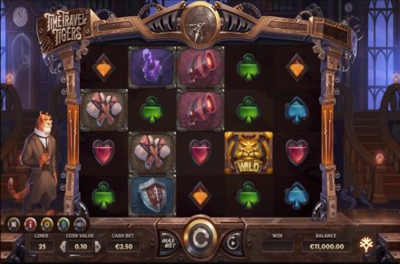 Time Travel Tigers Slot Logo