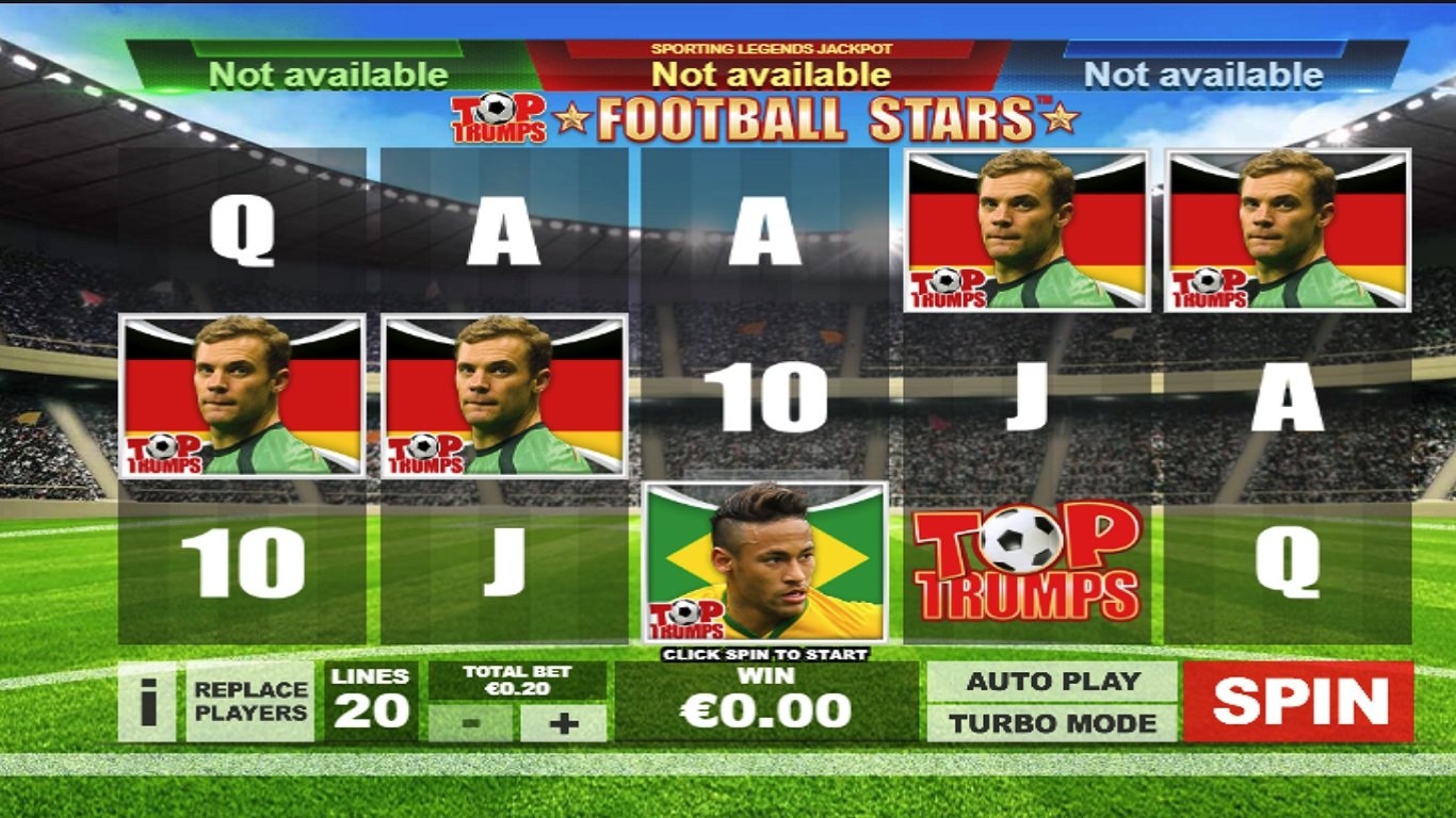 Top Trumps Football Stars Slot Demo Image