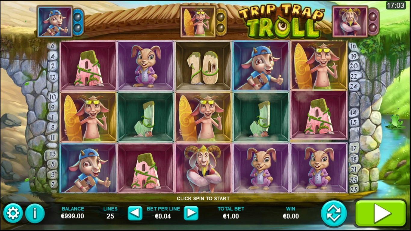 Trip Trap Troll Slot Demo Image