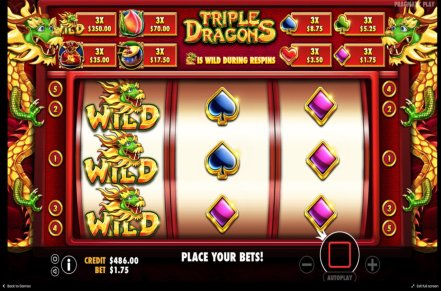 Triple Dragons Slot Icon