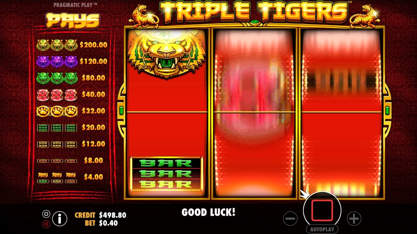 Triple Tigers Slot Slot Image in Demo - pic. 2