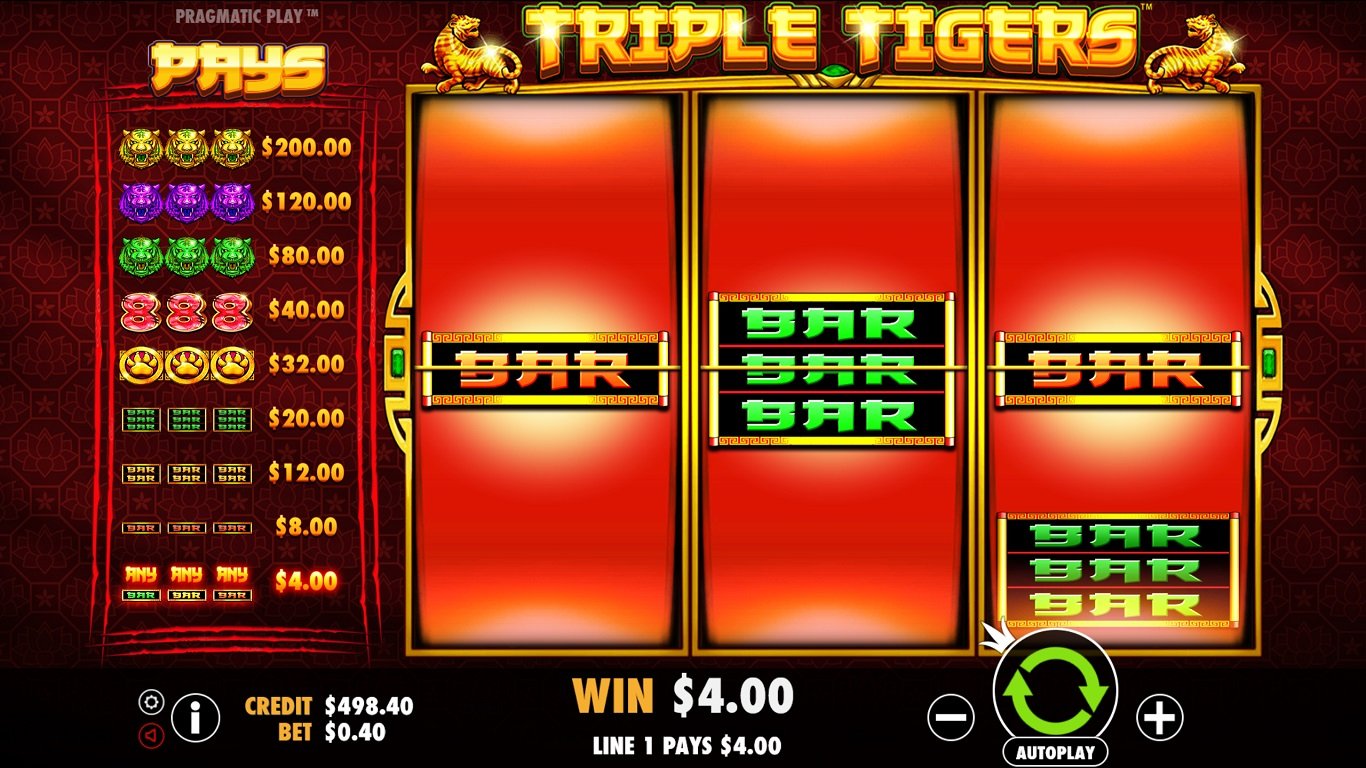 Triple Tigers Slot Slot Image in Demo - pic. 3