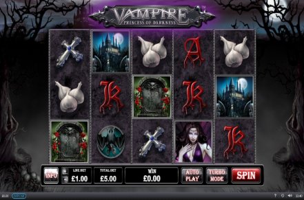 Vampire Princess of Darkness Slot Logo