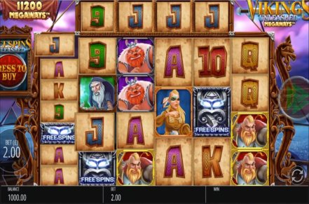Vikings Unleashed Megaways Slot Logo