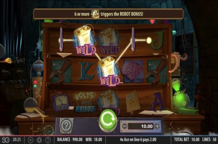 Volts and Bolts Slot Logo