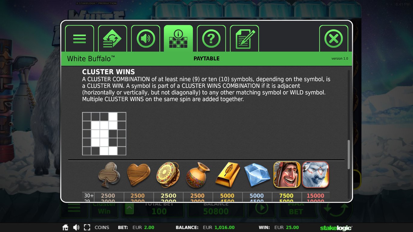 White Buffalo Slot Slot Image in Demo - pic. 3