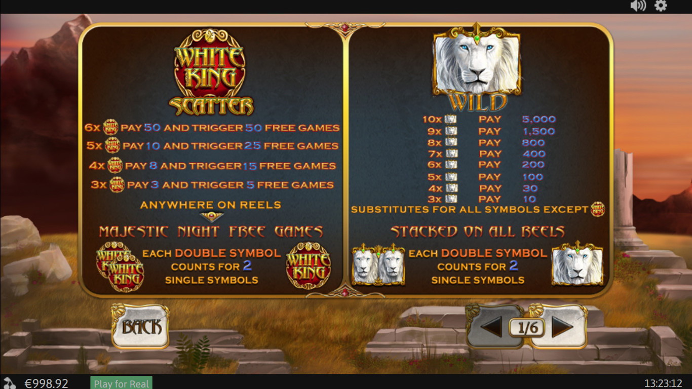 White King II Slot Slot Image in Demo - pic. 3