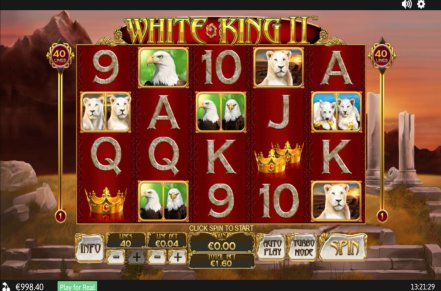 White King II Slot Logo