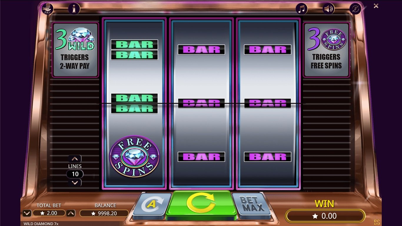 Wild Diamond 7x Slot Demo Image