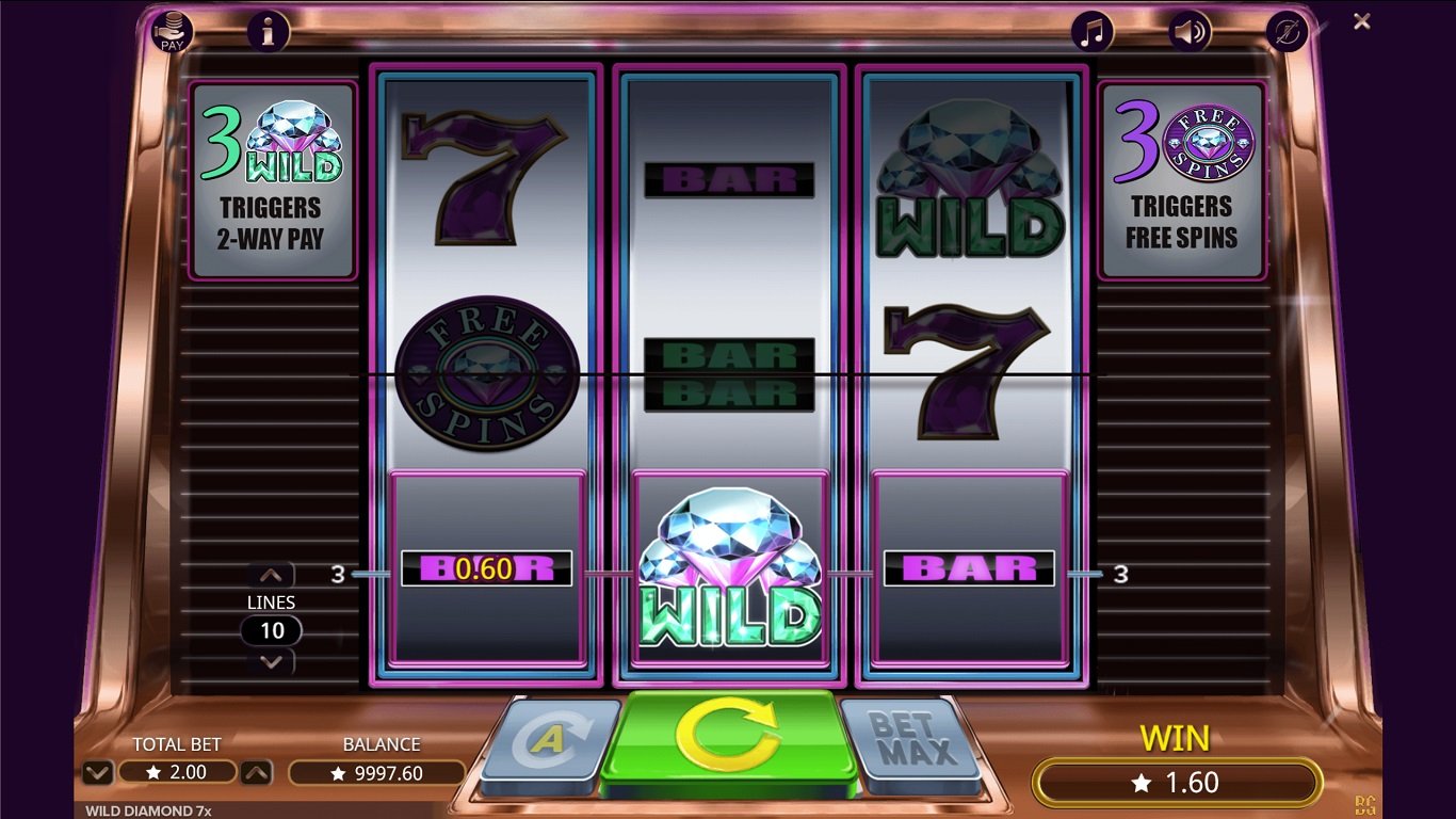 Wild Diamond 7x Slot Slot Image in Demo - pic. 2