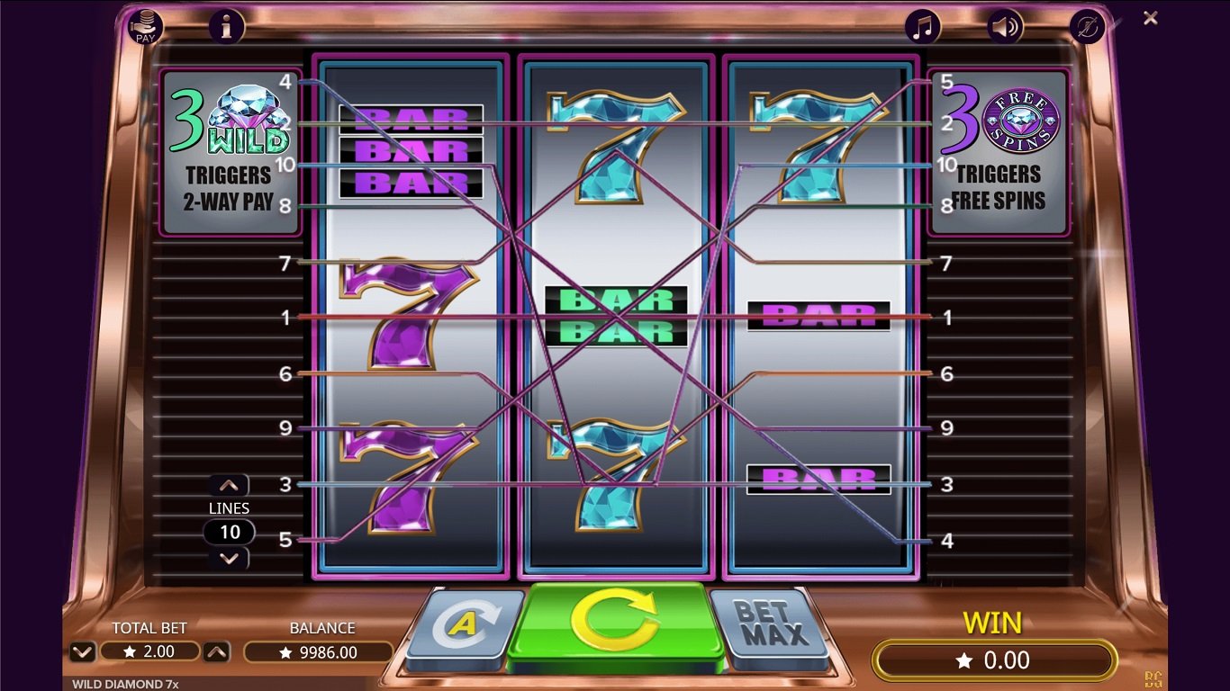 Wild Diamond 7x Slot Slot Image in Demo - pic. 3