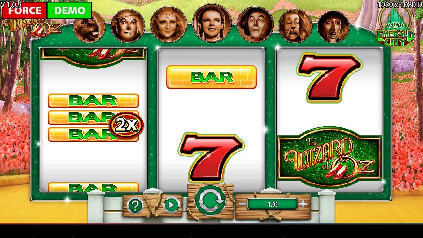 Wizard of Oz Emerald City Slot Demo Image