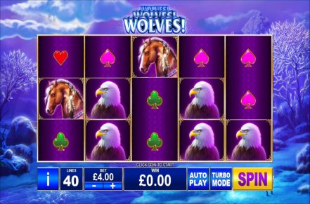 Wolves! Wolves! Wolves! Slot Logo