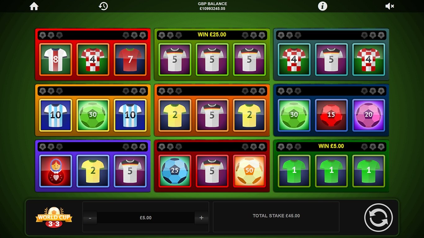 World Cup 3x3 Slot Demo Image