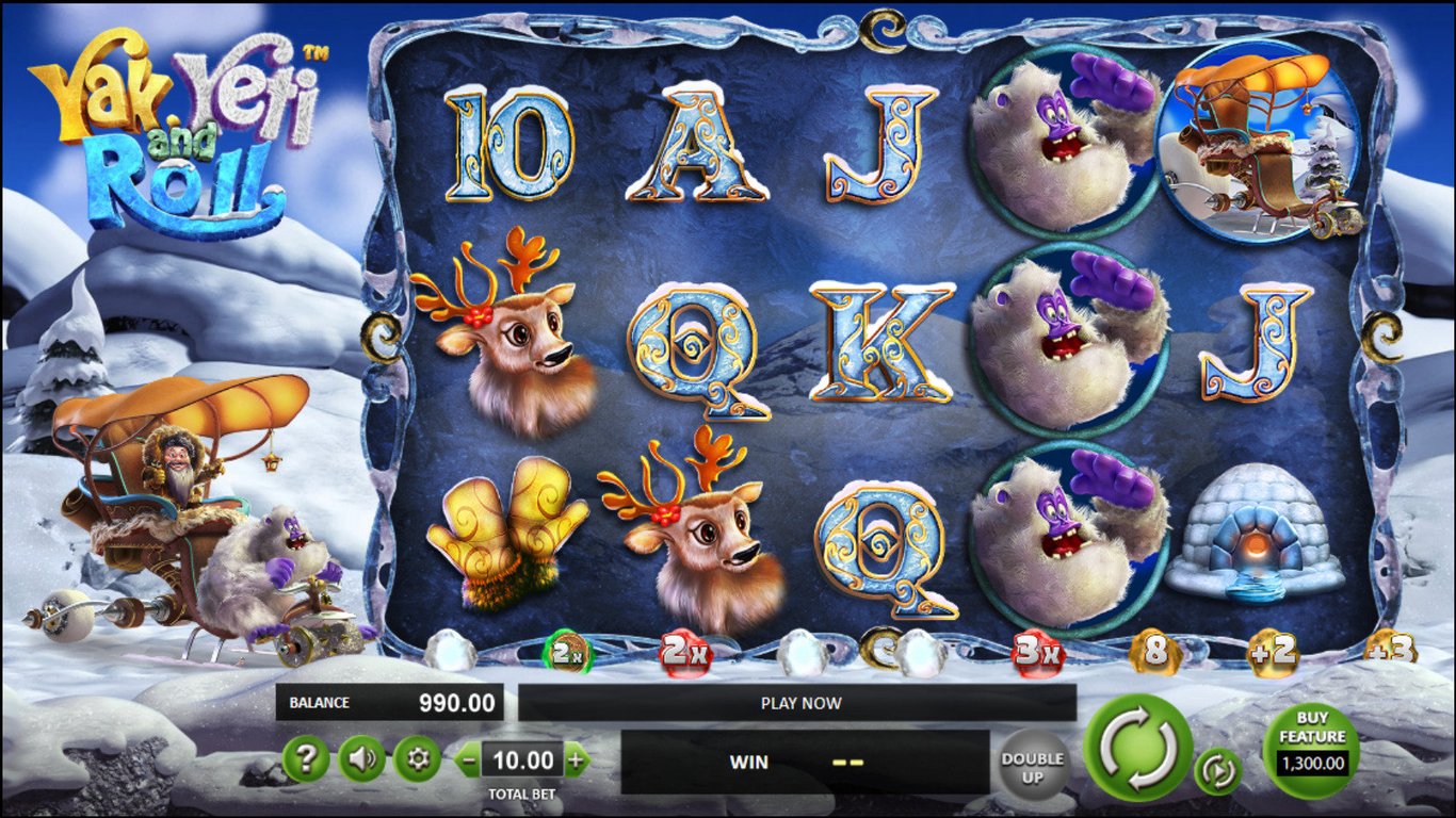 Yak Yeti and Roll Slot Demo Image