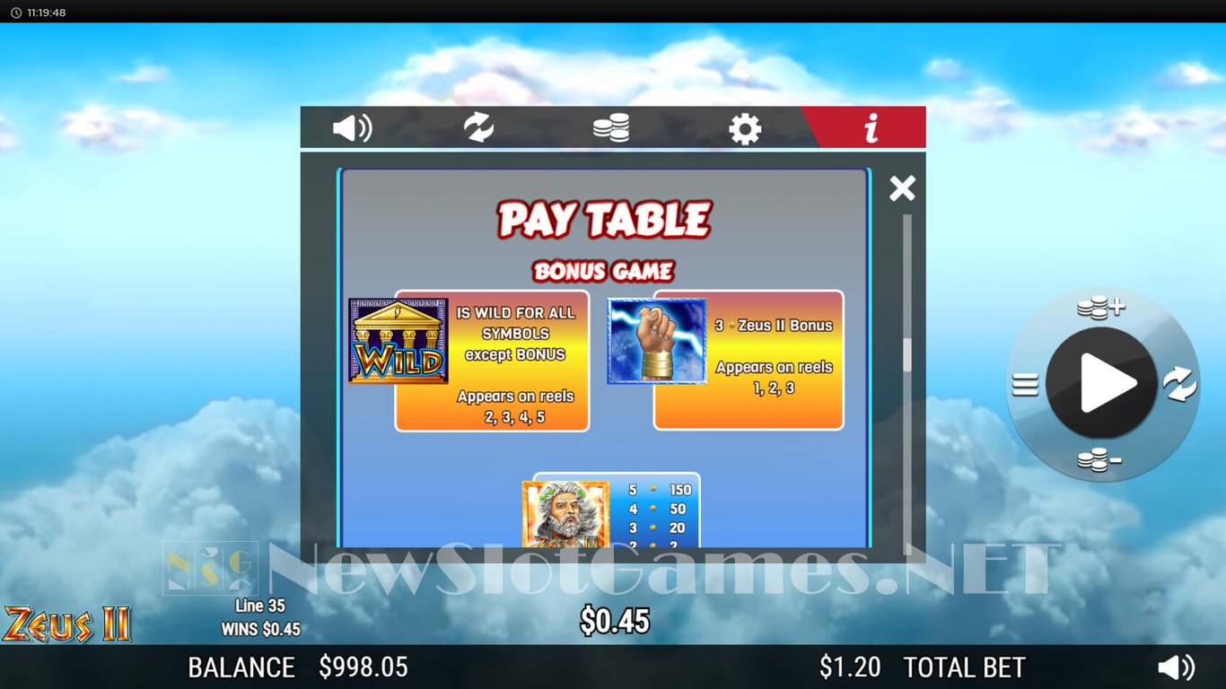 Zeus 2 Slot Slot Image in Demo - pic. 9