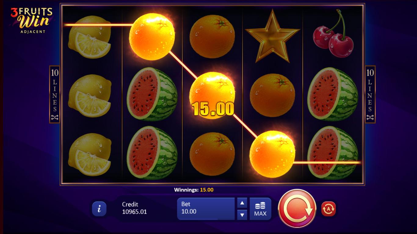 3 Fruits Win 10 Lines Slot Slot Image in Demo - pic. 2