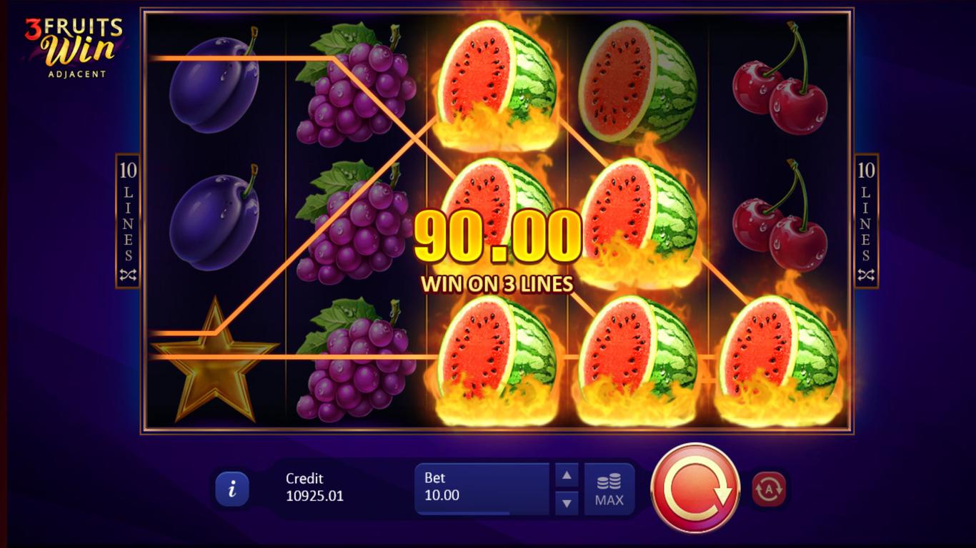 3 Fruits Win 10 Lines Slot Slot Image in Demo - pic. 3