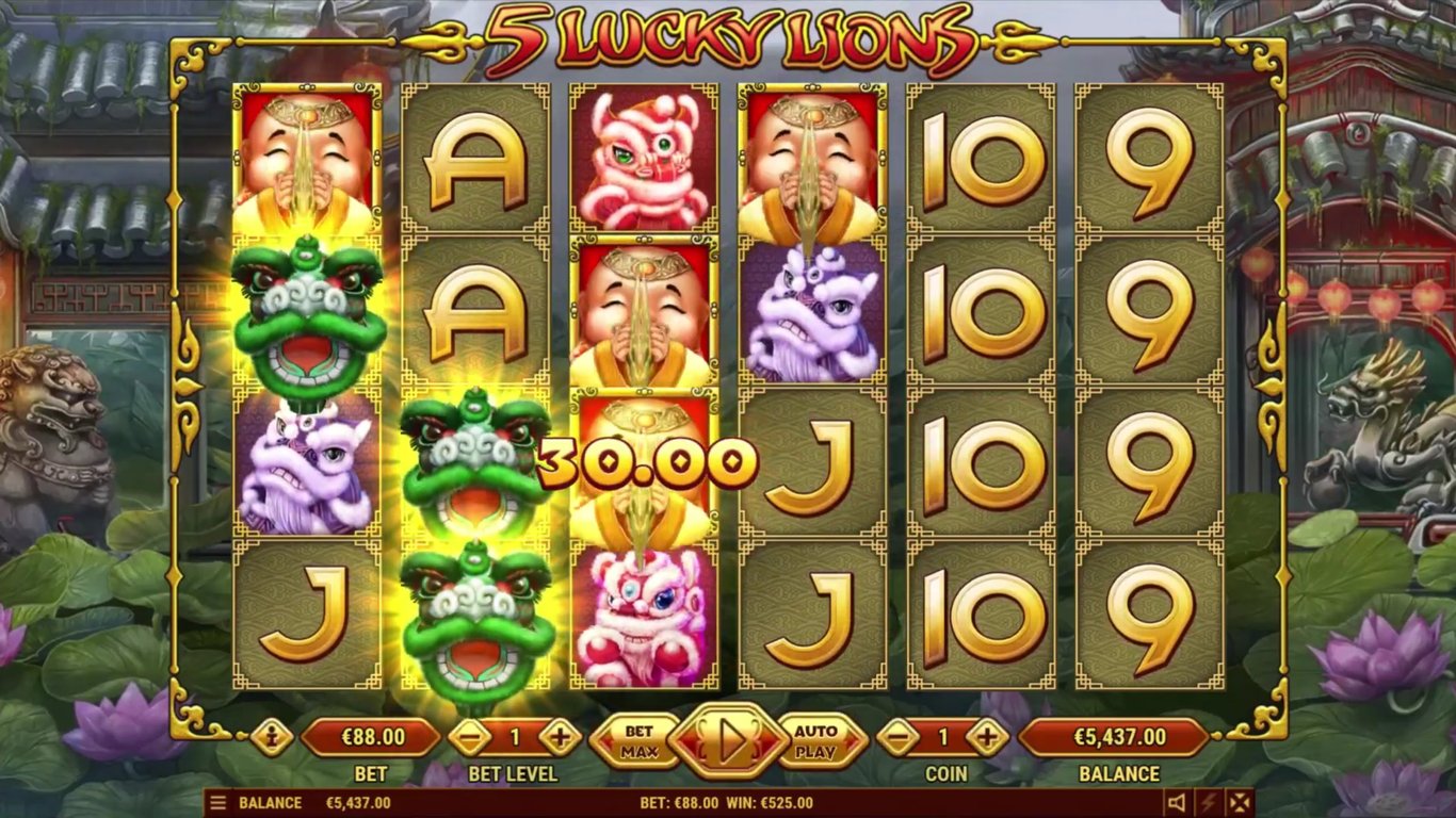 5 Lucky Lions Slot Slot Image in Demo - pic. 2