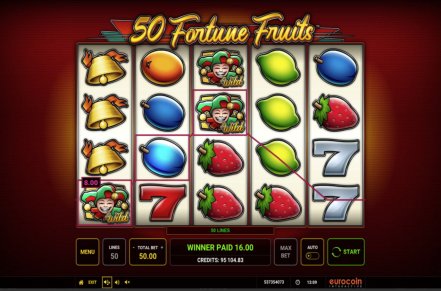 50 Fortune Fruits Slot Logo