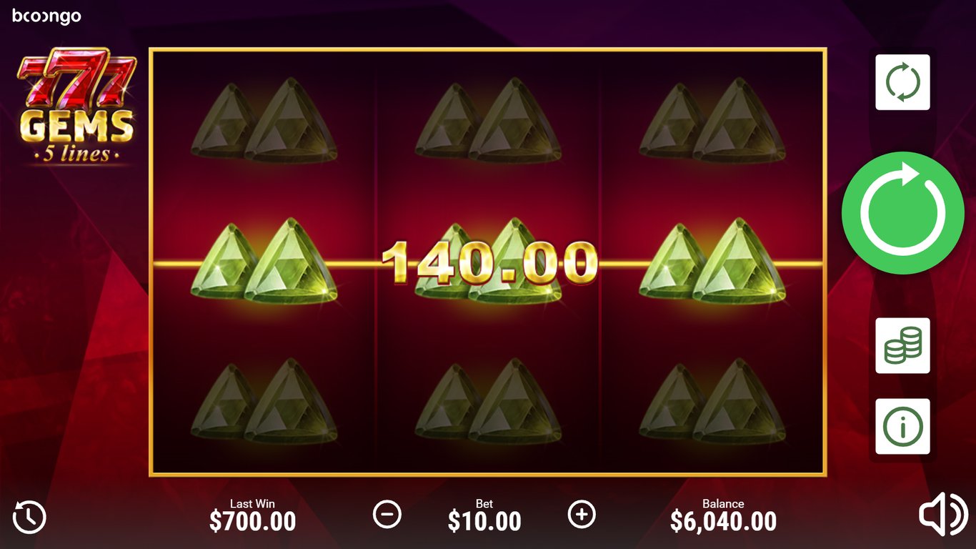 777 Gems Slot Demo Image