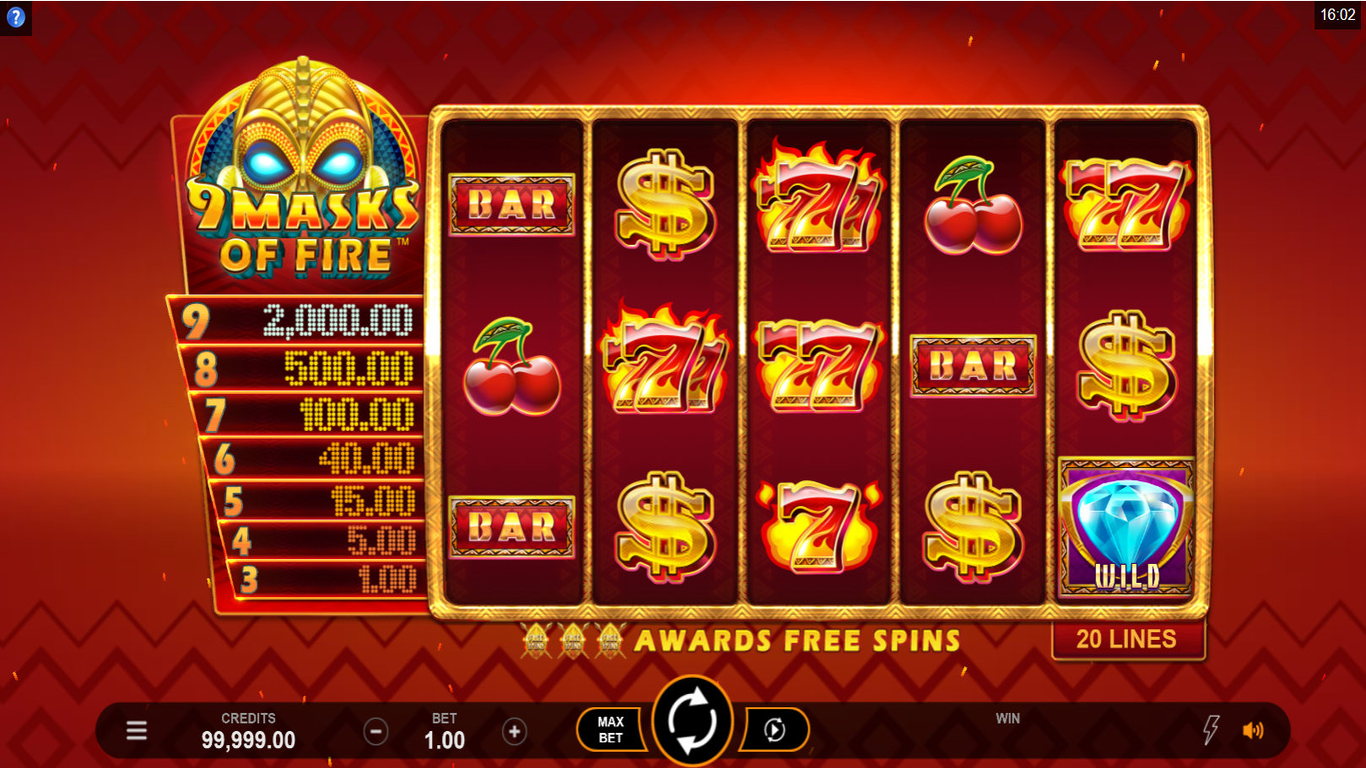 9 Masks of Fire Slot Slot Image in Demo - pic. 2