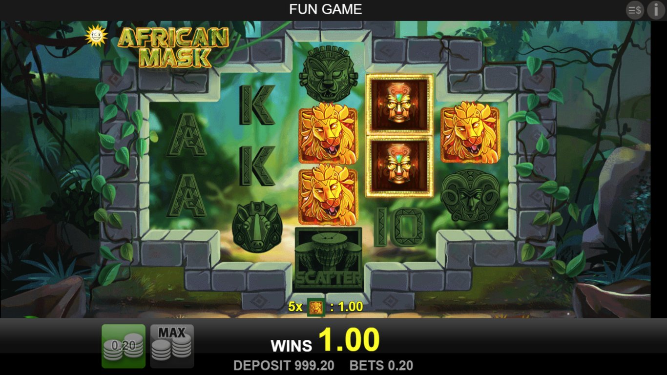 African Mask Slot Slot Image in Demo - pic. 2