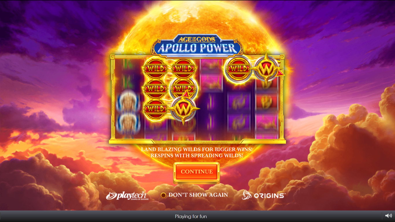 Age of the Gods Apollo Power Slot Demo Image