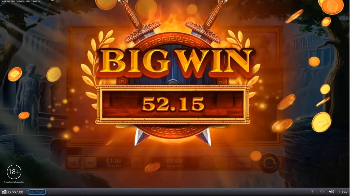 Age of the Gods Epic Troy Slot Slot Image in Demo - pic. 3