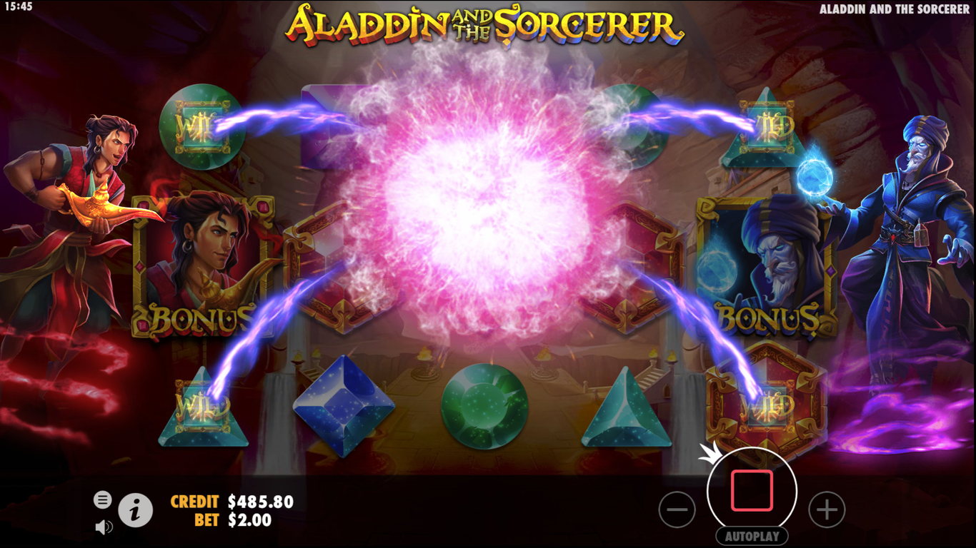 Aladdin and the Sorcerer Slot Slot Image in Demo - pic. 3