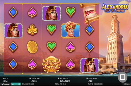 Alexandria City of Fortune Slot Logo