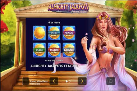 Almighty Jackpots: Garden of Persephone Slot Icon