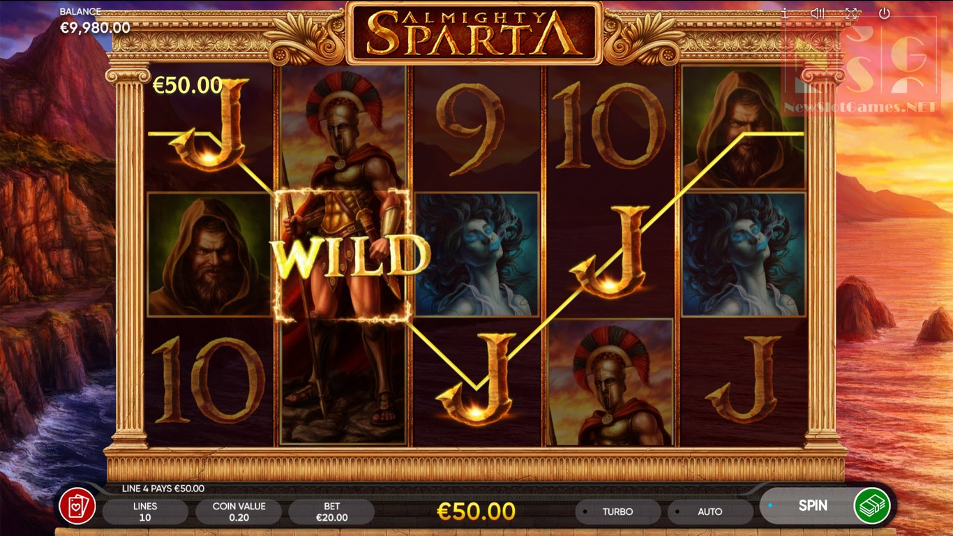 Almighty Sparta Slot Demo Image
