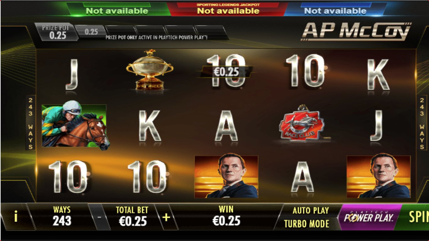 AP McCoy: Sporting Legends Slot Demo Image