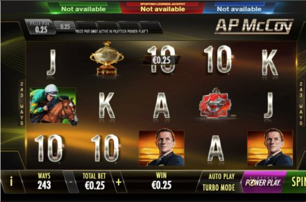AP McCoy: Sporting Legends Slot Logo