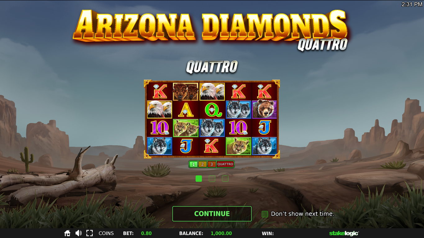 Arizona Diamonds Slot Demo Image