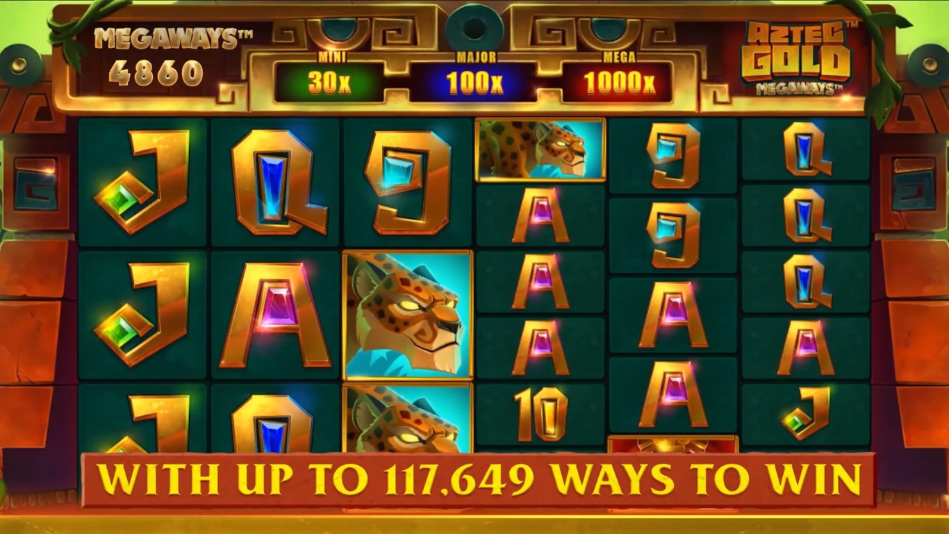 Aztec Gold Megaways Slot Demo Image