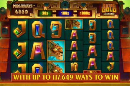 Aztec Gold Megaways Slot Logo