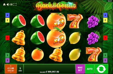 Back to the Fruits Slot Logo