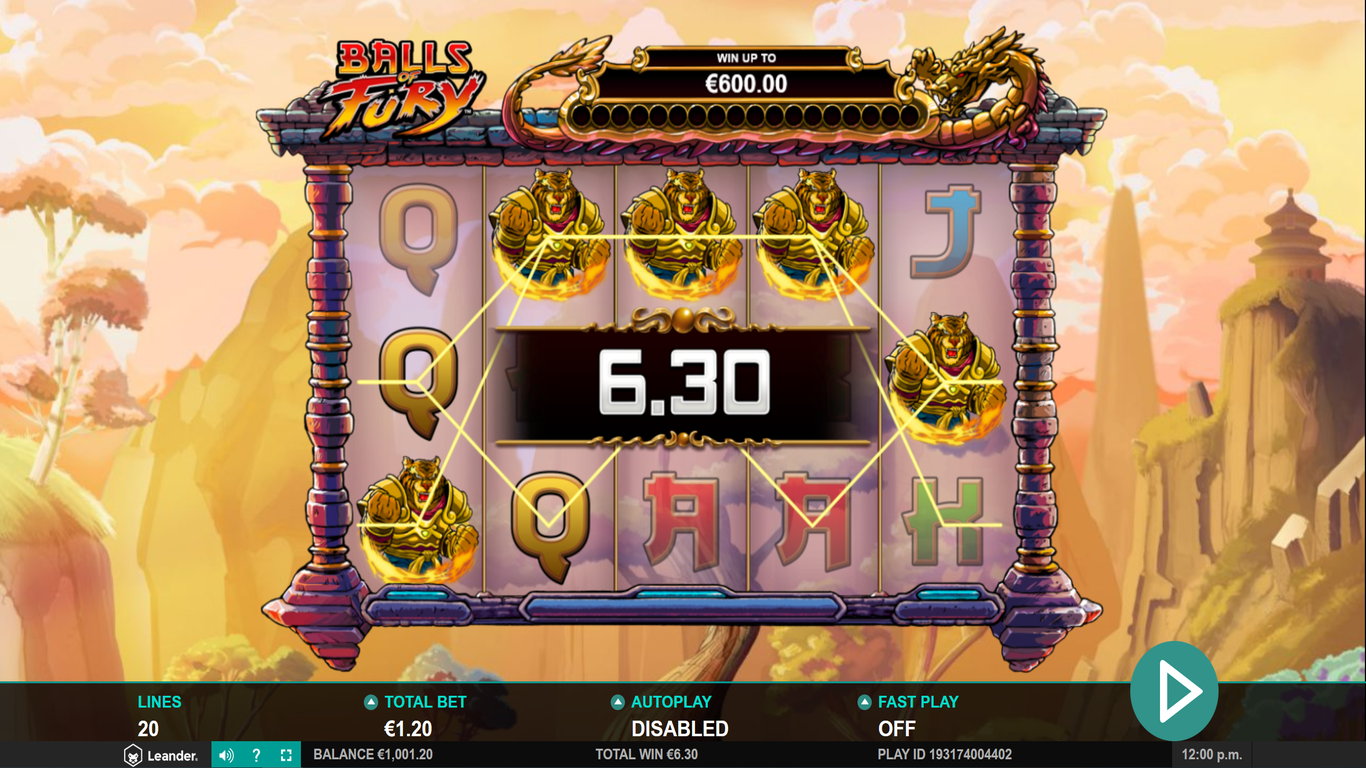 Balls of Fury Slot Slot Image in Demo - pic. 3