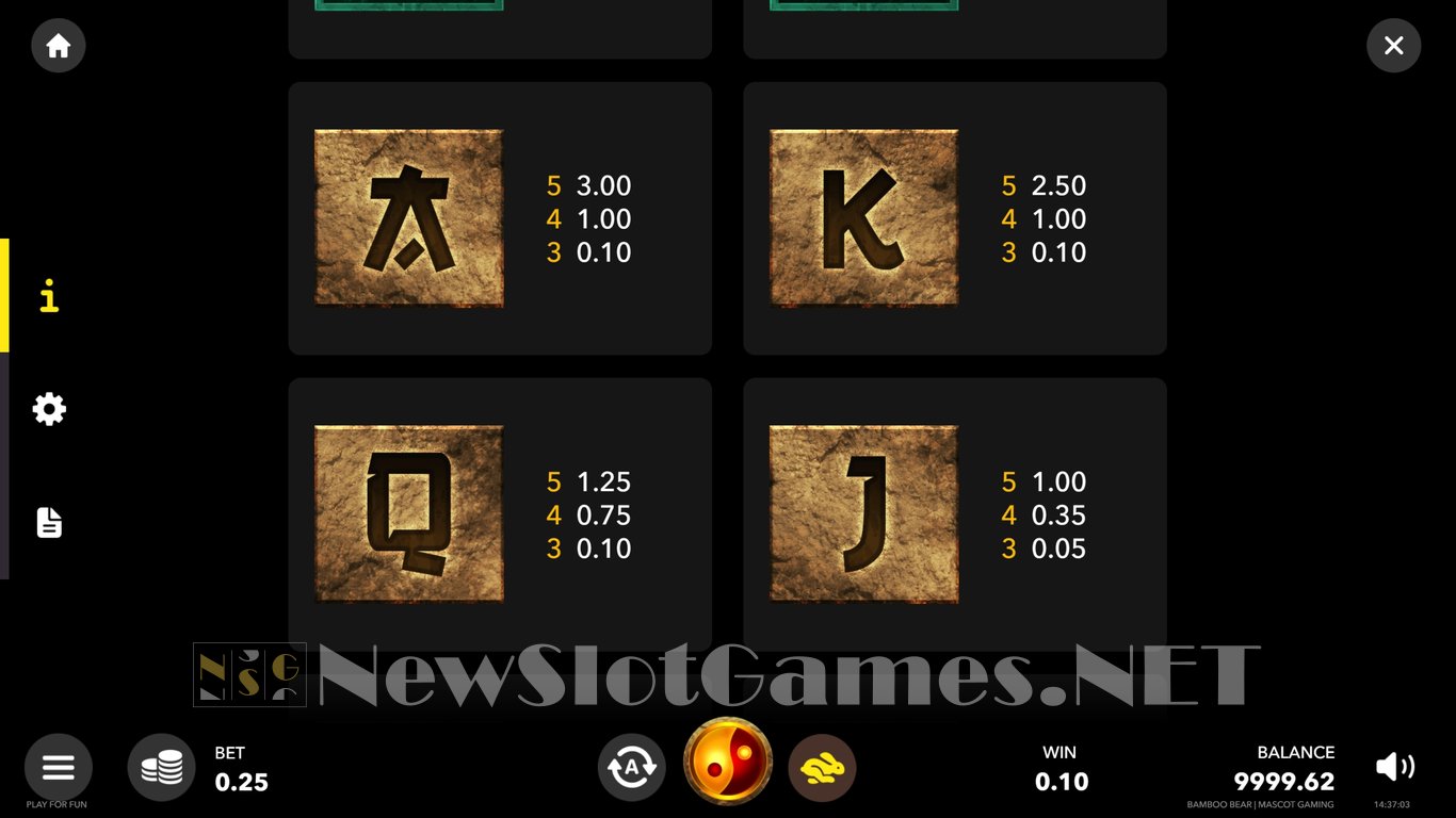Bamboo Bear Slot Slot Image in Demo - pic. 5
