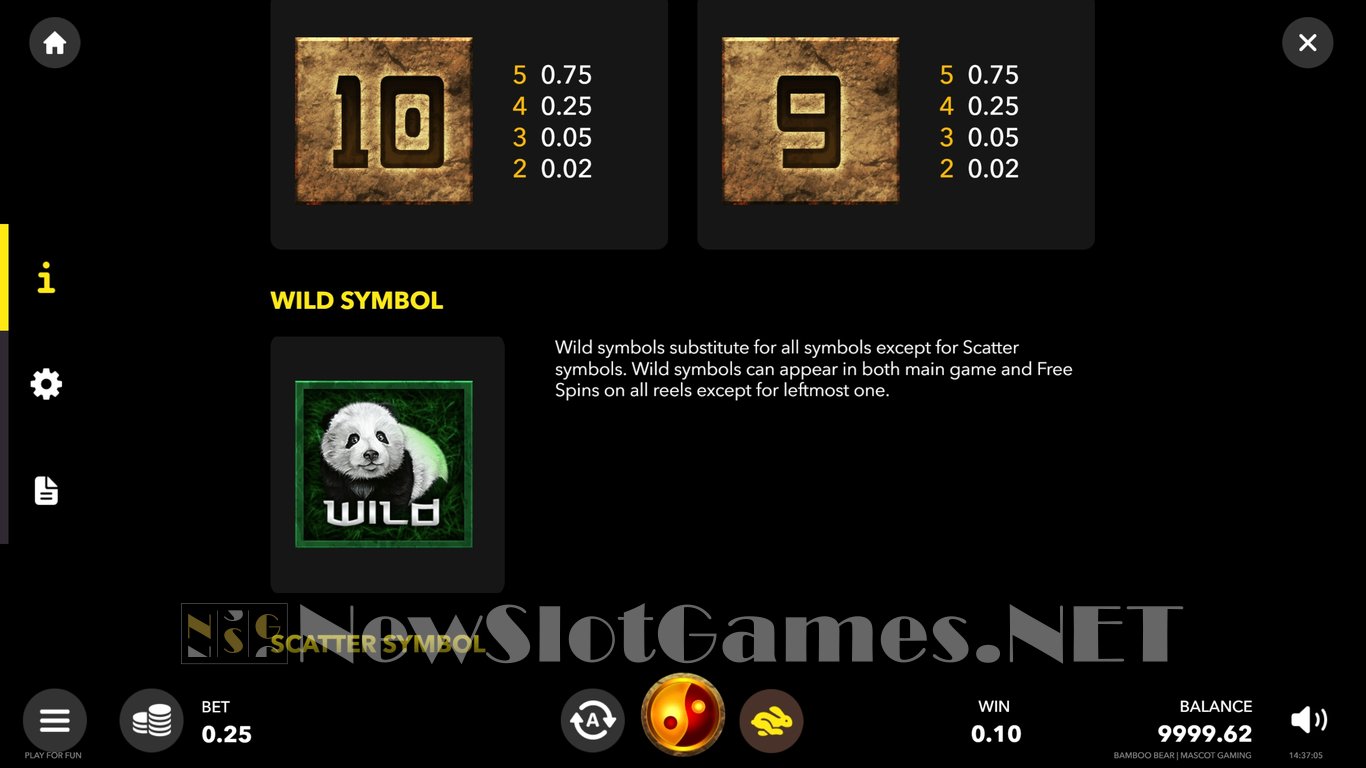 Bamboo Bear Slot Slot Image in Demo - pic. 6