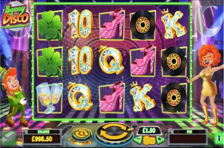 Barry the Disco Leprechaun Slot Logo