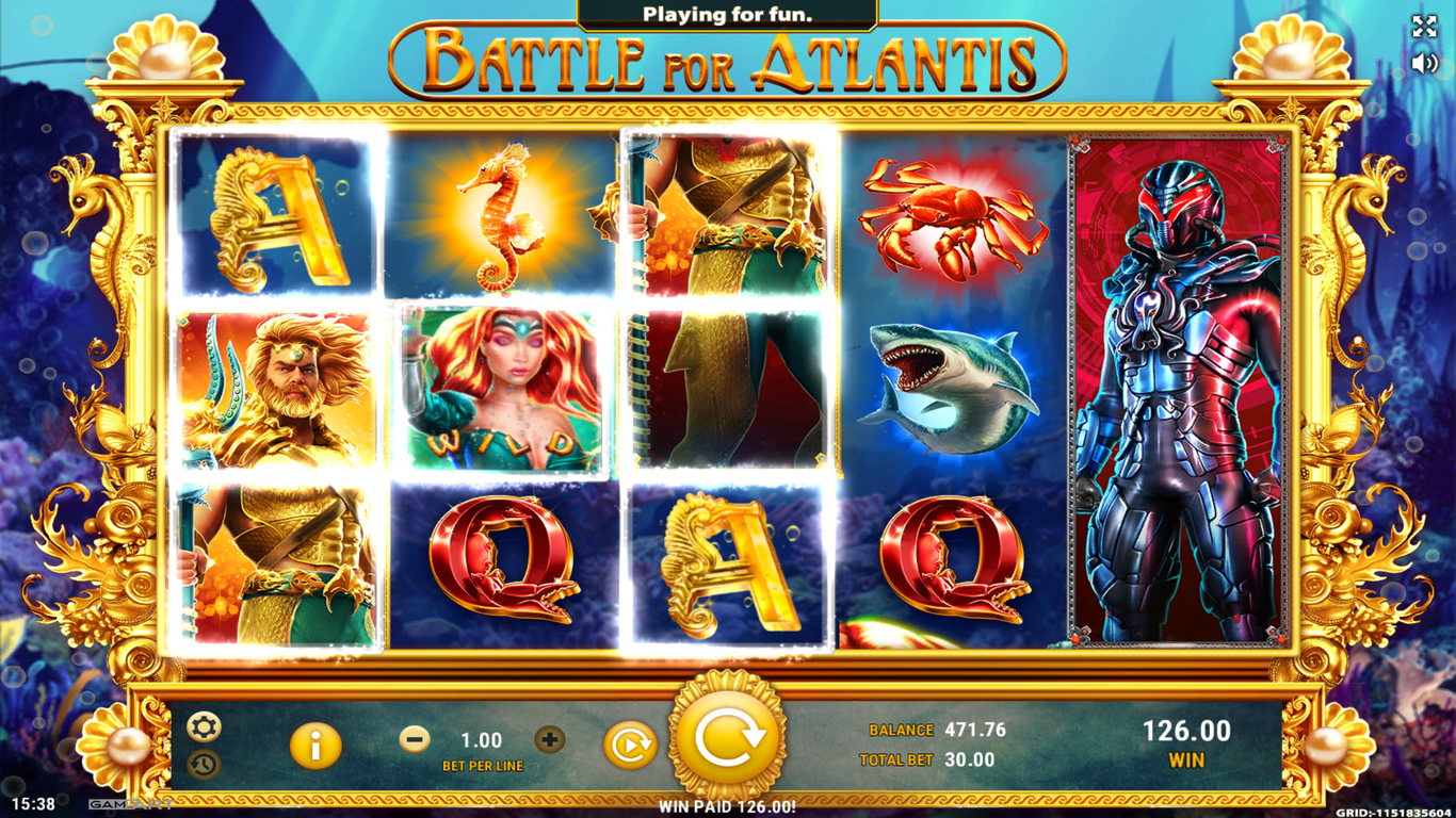 Battle for Atlantis Slot Slot Image in Demo - pic. 3