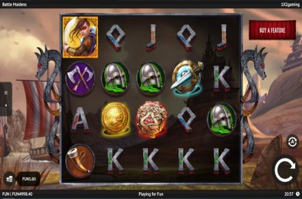 Battle Maidens Slot Logo