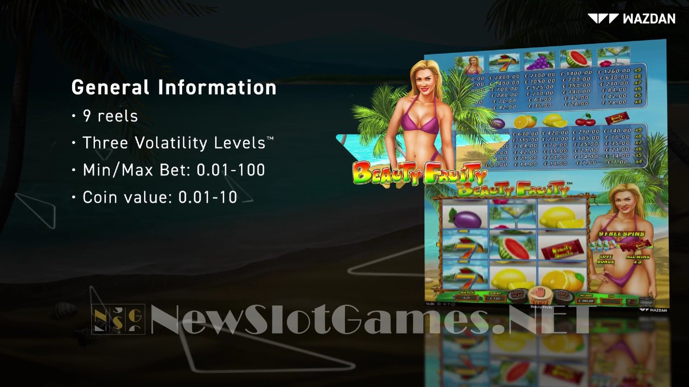Beauty Fruity Slot Demo Image