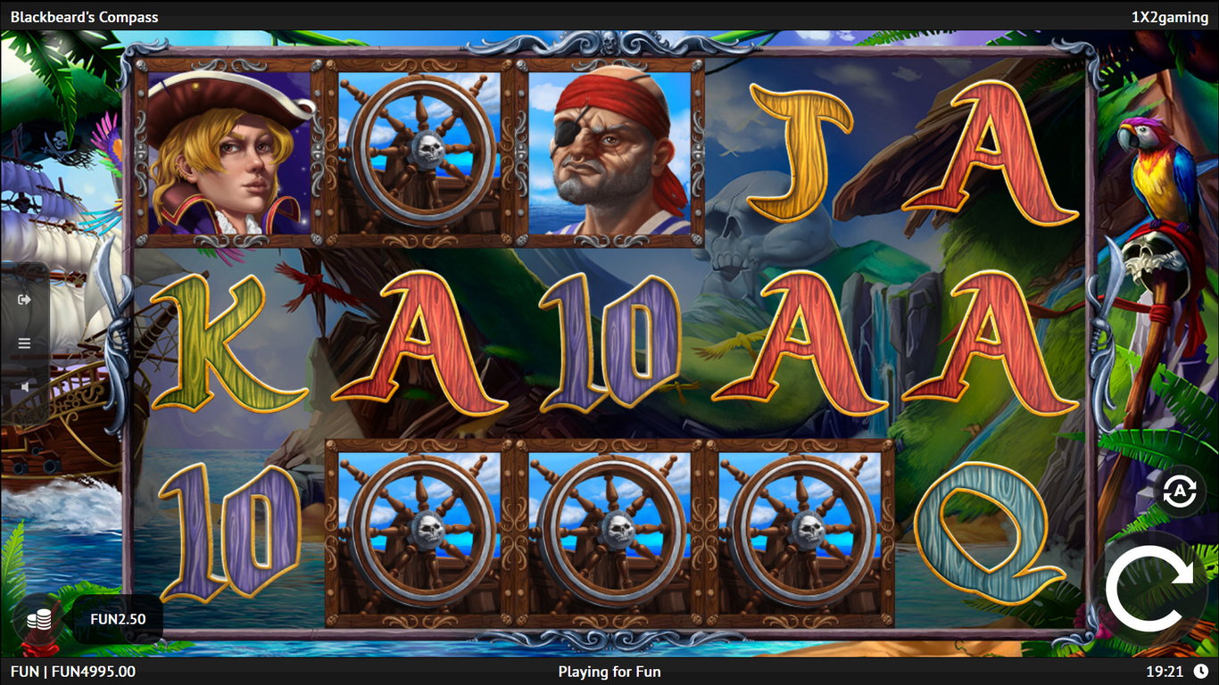 Blackbeards Compass Slot Demo Image