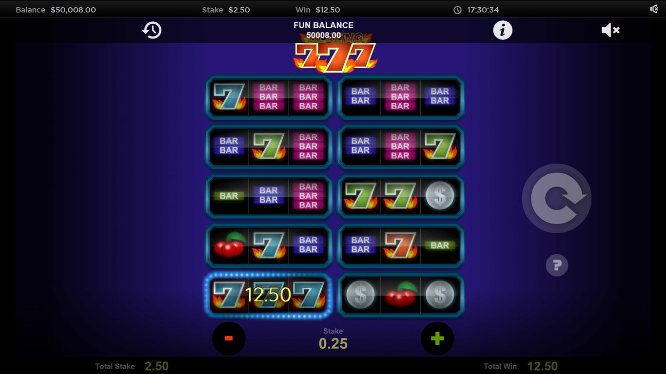 Blazing 777 Slot Slot Image in Demo - pic. 2